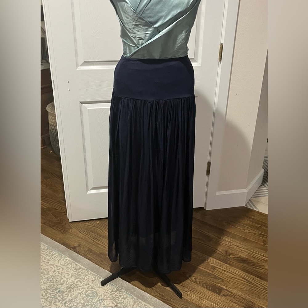 Lola Dark Blue Maxi Skirt